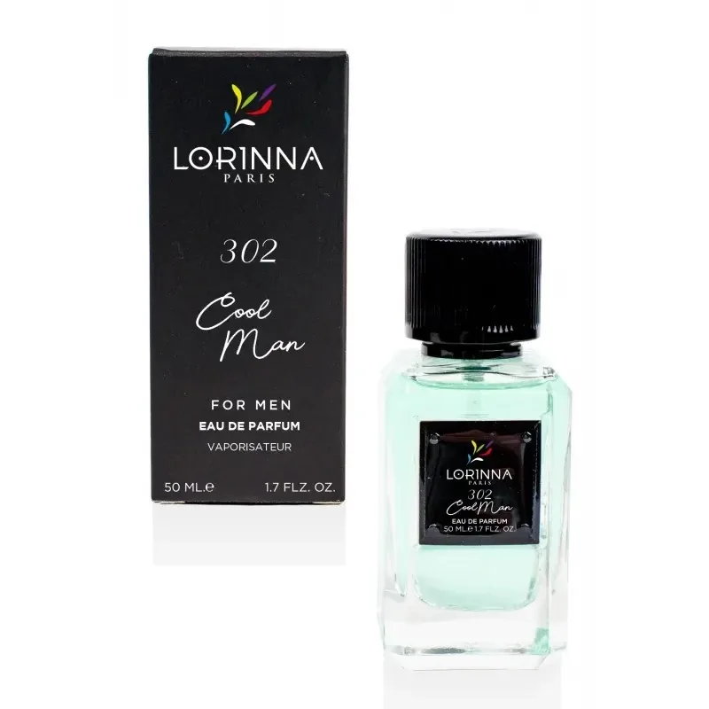 LORINNA PARIS COOL MEN №302 inspired by DAVIDOFF COOL WATER MEN